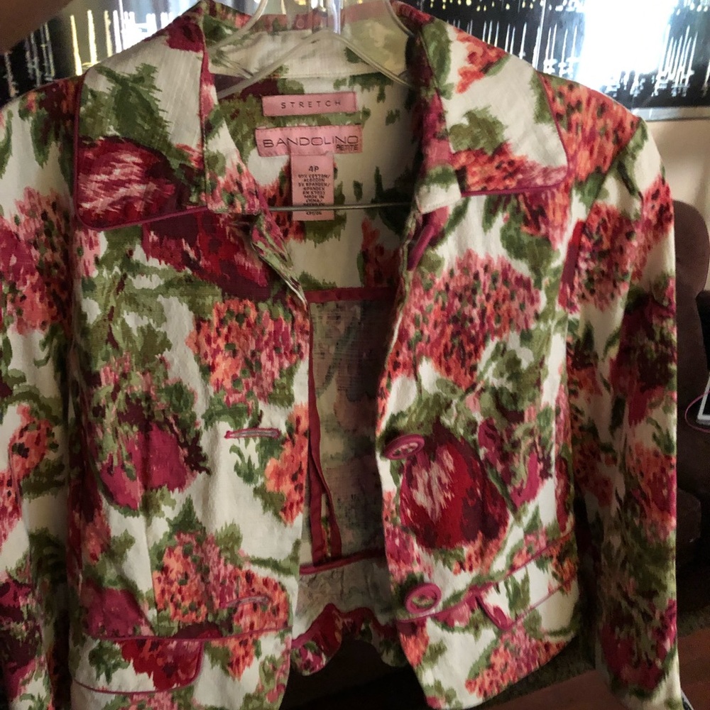 Floral Blazer